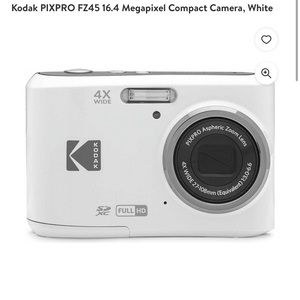 Kodak PIXPRO FZ45 16.4 Megapixel Compact Camera, White